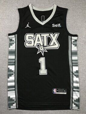 Victor Wembanyama #1 San Antonio Spurs SATX Statement Jersey